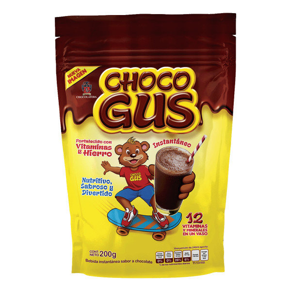 Chocolate en Polvo CHOCO GUS 200g