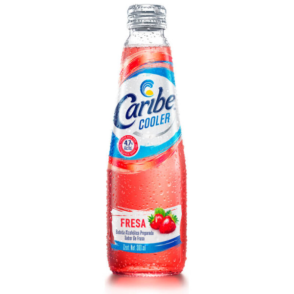 Caribe Cooler Fresa 300ml