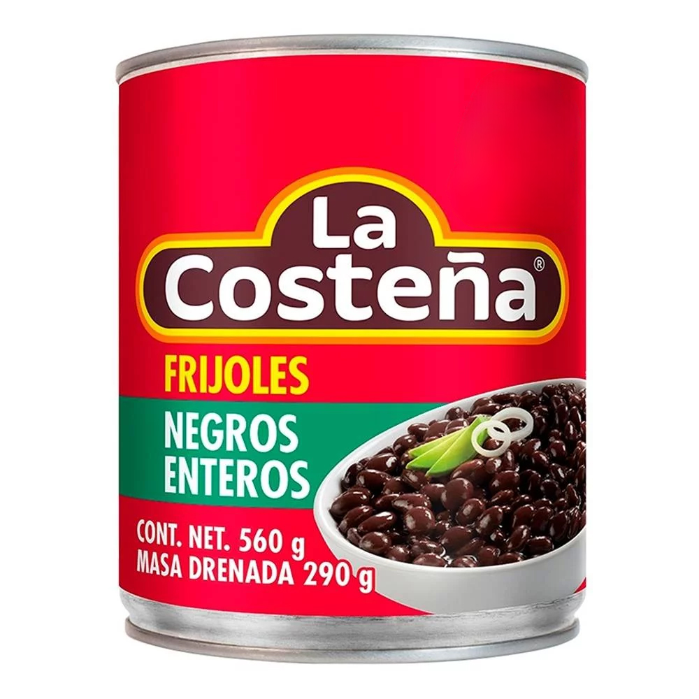 LA COSTEÑA Frijoles Negros Enteros 560g