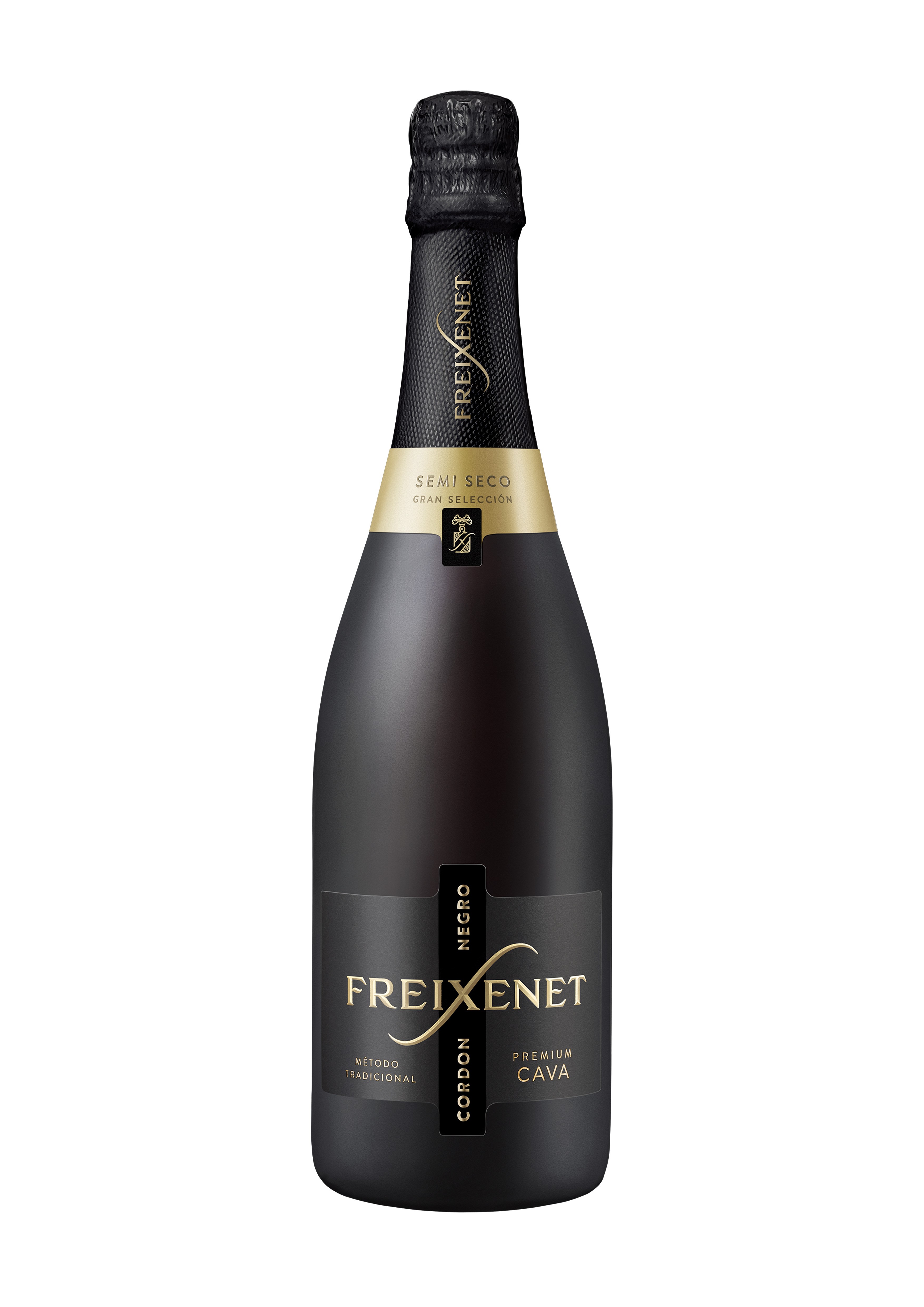 Espumante FREIXENET Cava Cordon Negro Semi Seco ESP 750mL