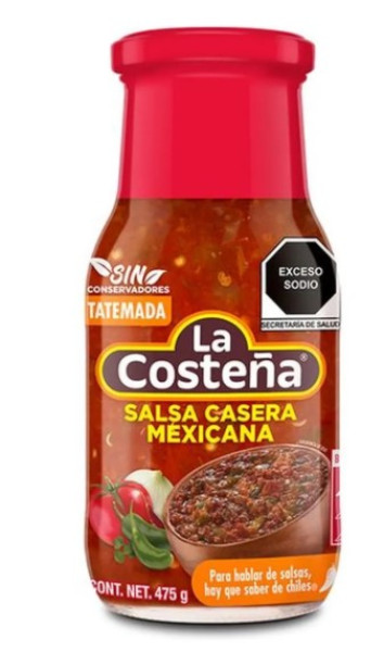 LA COSTEÑA Salsa Casera Mexicana 475g
