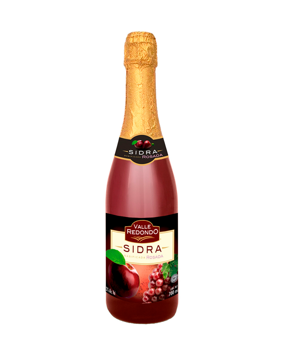 Sidra VALLE REDONDO Rosada 690mL