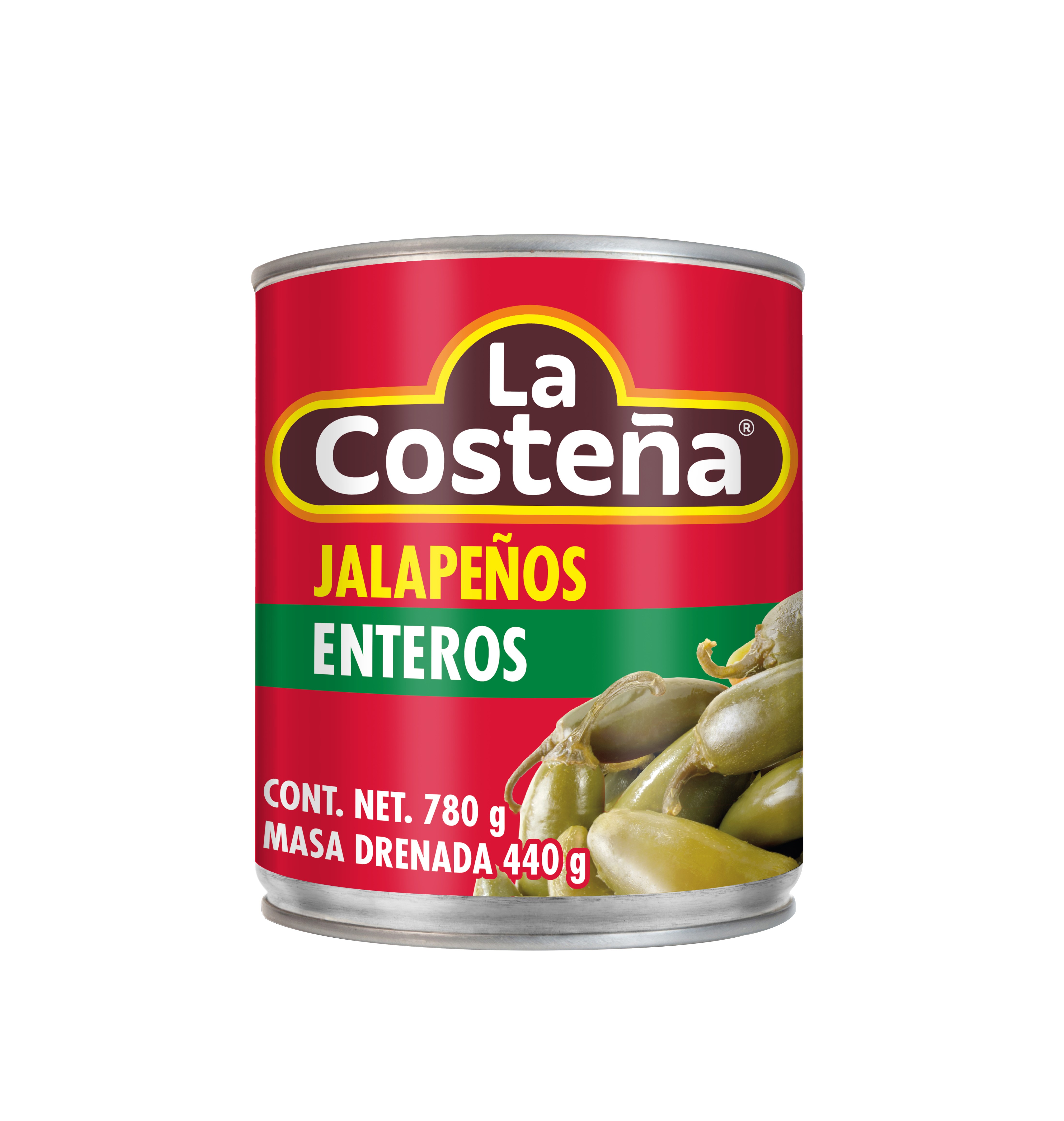 LA COSTEÑA Chile Jalapeño Entero 780g