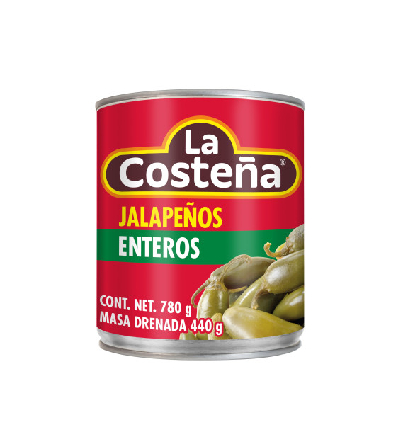 LA COSTEÑA Chile Jalapeño Entero 780g