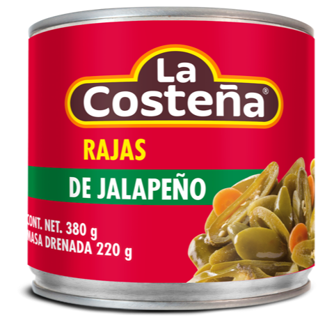 LA COSTEÑA Chile Jalapeño Rajas 380g
